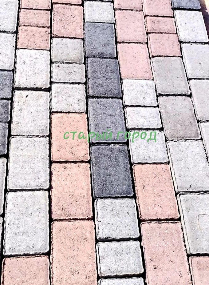Брусчатка вибропресованая тротуарная плитка