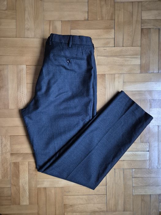 Pantaloni eleganți Lux Incotex, Lână 100%, Regular Fit, Bărbați - 52