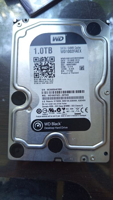 Жёсткий диск на 1 терабайт
