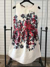 Rochita ocazie cu print floral - M