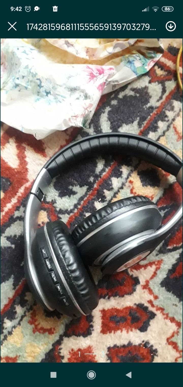 JBL оригинал наушники блютуз есть звук громче и мягкий басс