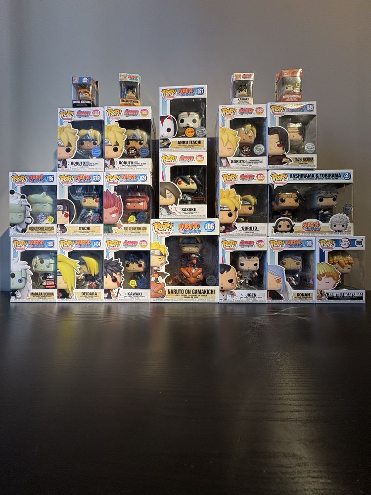 Funko pop: naruto; marvel; star wars