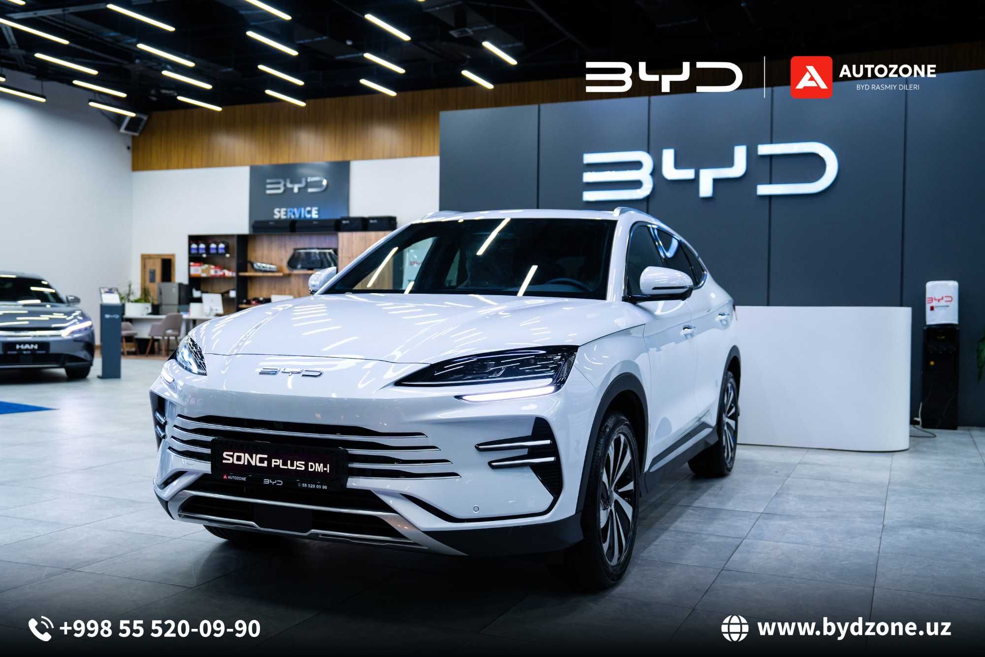 BYD SONG PLUS DM-i Champion (110km Flagship) Официальный дилер Фергана