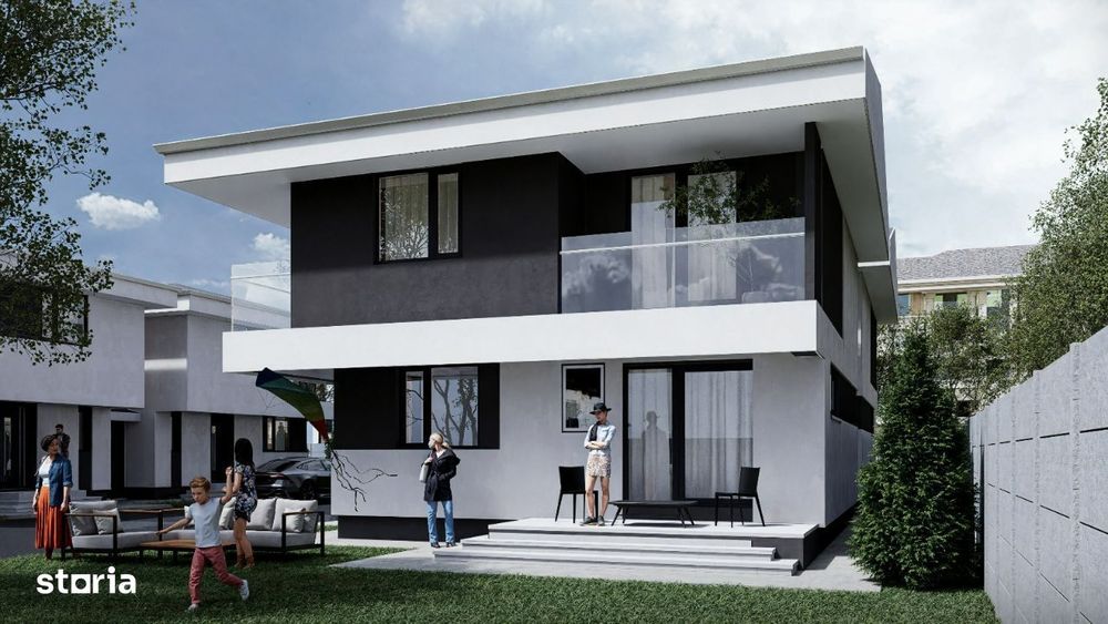 casa 4 camere SmartEnergy complex centru Chiajna