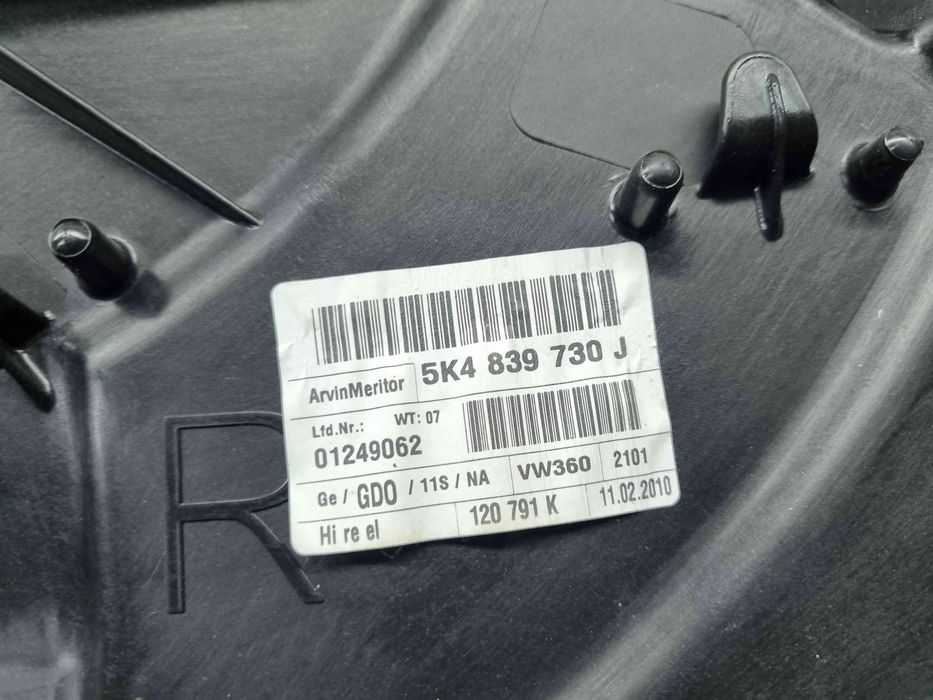 Macara electrica geam dreapta spate Volkswagen Golf 6 (5K1) GTD [Fabr