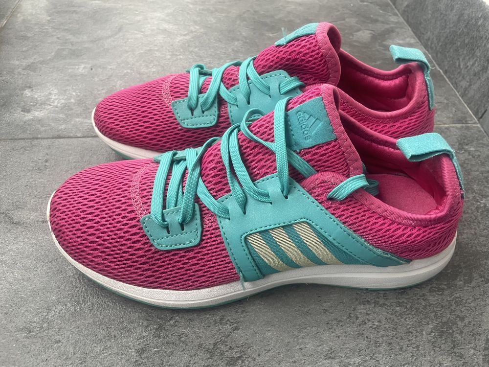 Adidași  Adidas, culoare roz/ verde