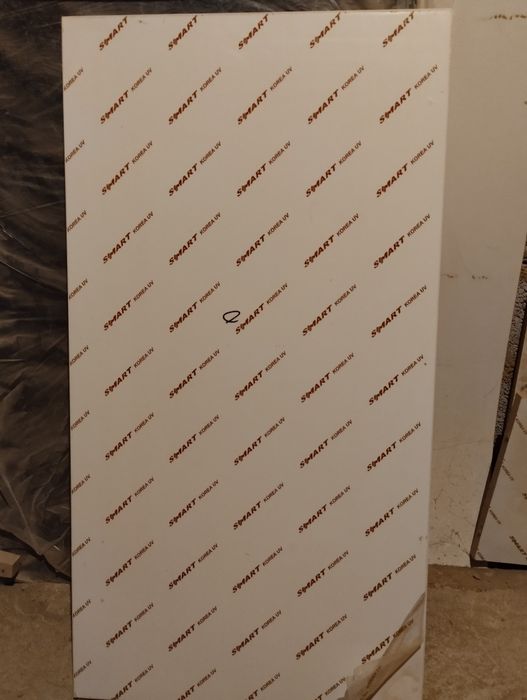 Остатки от акриловый лист, цвет белый