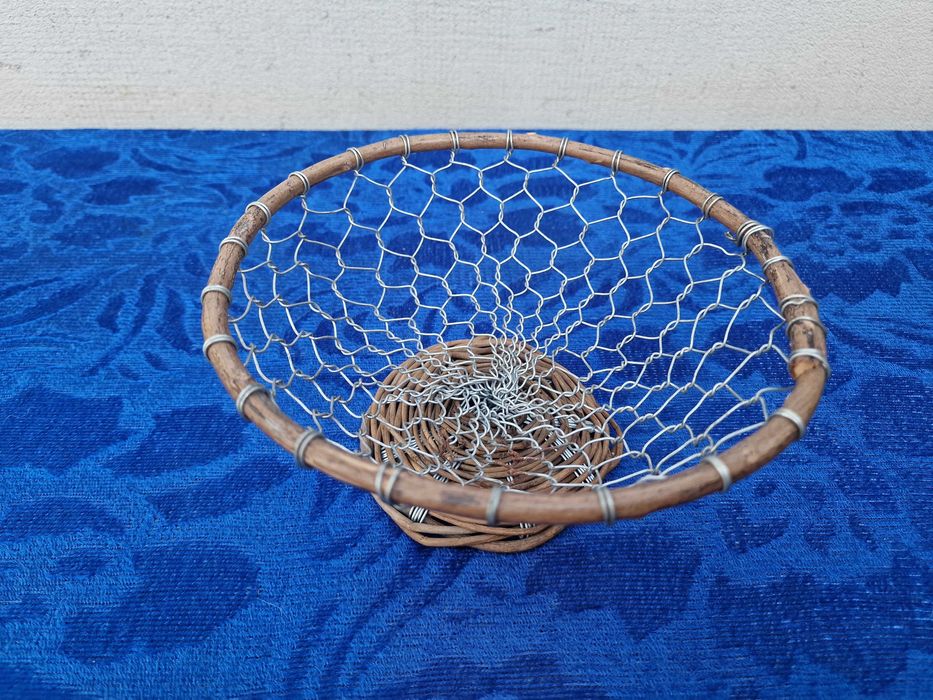Cos pentru fructe paine, impletit, oval, 20 x 7 cm