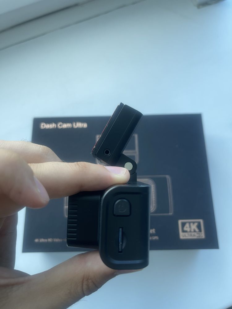 Видеорегистратор 4К, Wi-Fi, GPS