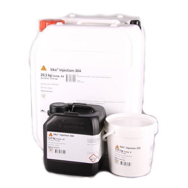 Sika Injection-304 PS – Rășină acrilică profesională de injecție, set