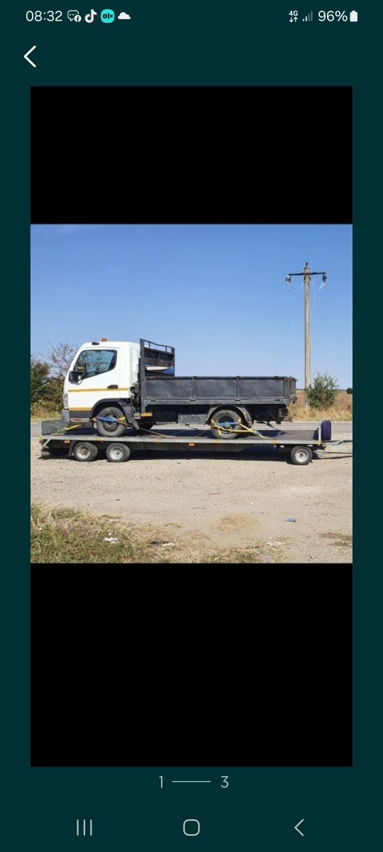 Vând trailer 3500kg cu 3 axe