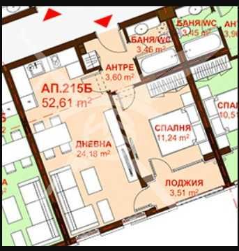 Двустаен апартамент в Сарафово 675 - 23369