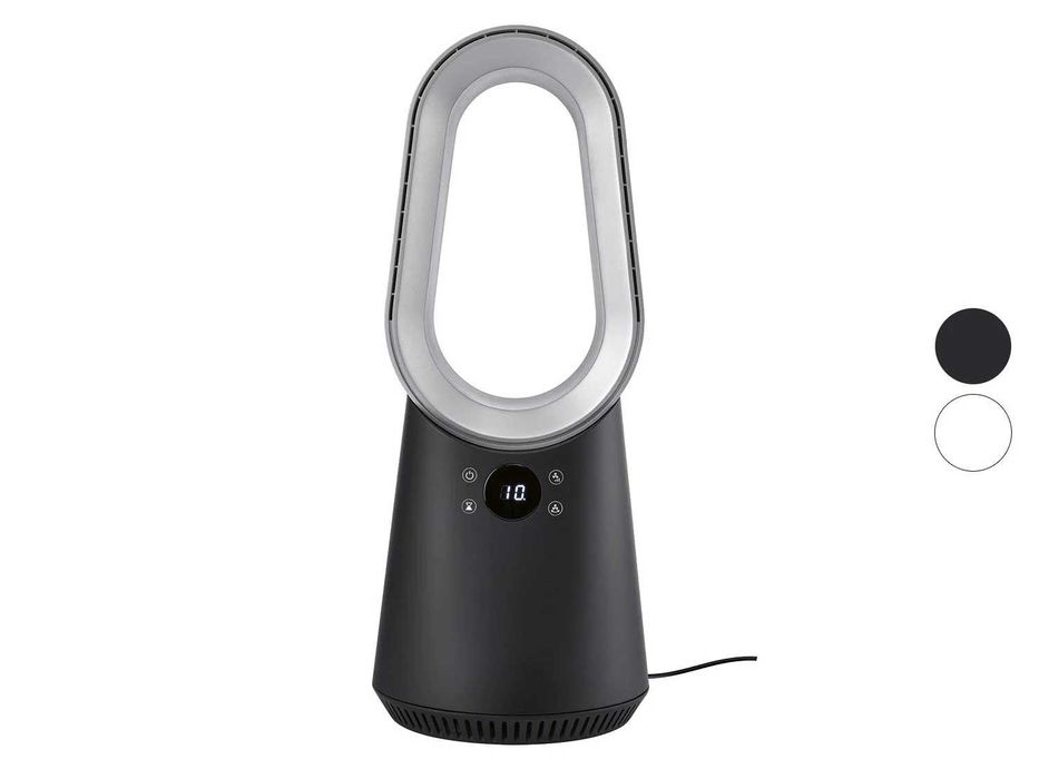 Духалка Печка без ротор Отоплителен вентилатор за топло Черен Бял