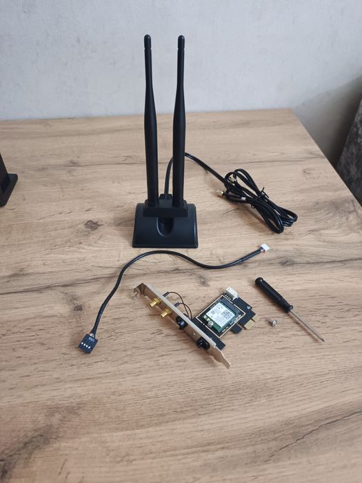 PCI-E адаптер для компьютера Wi-Fi 6E AX210 Bluetooth 5.3