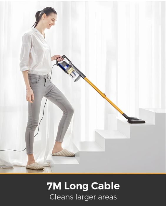 мощна вертикална  прахосмукачка VACTechPro 680W, 32Kpa,