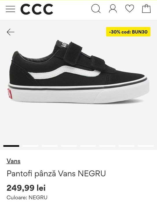 Teniși pentru copii Vans mărimea 32 nouă