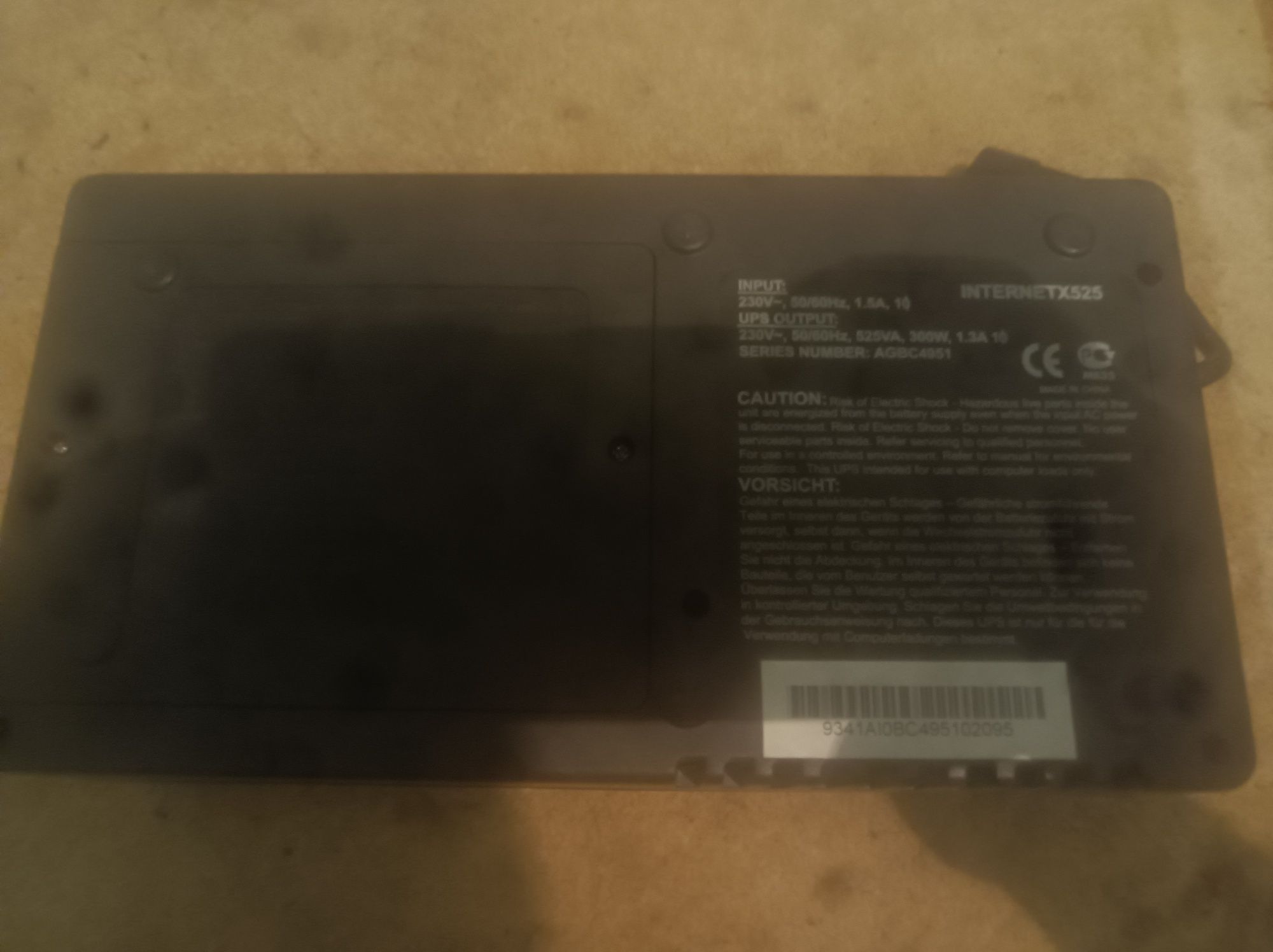 UPS TripleLite Internet X525