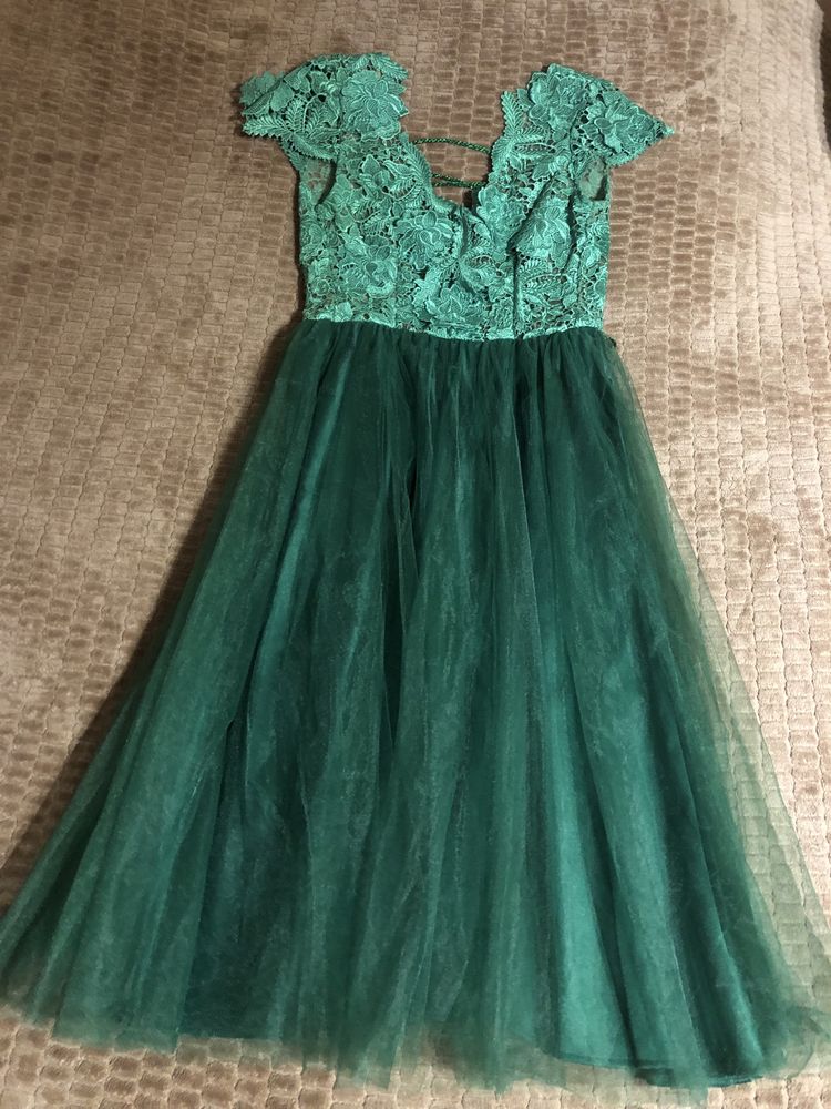 Rochie de seara verde