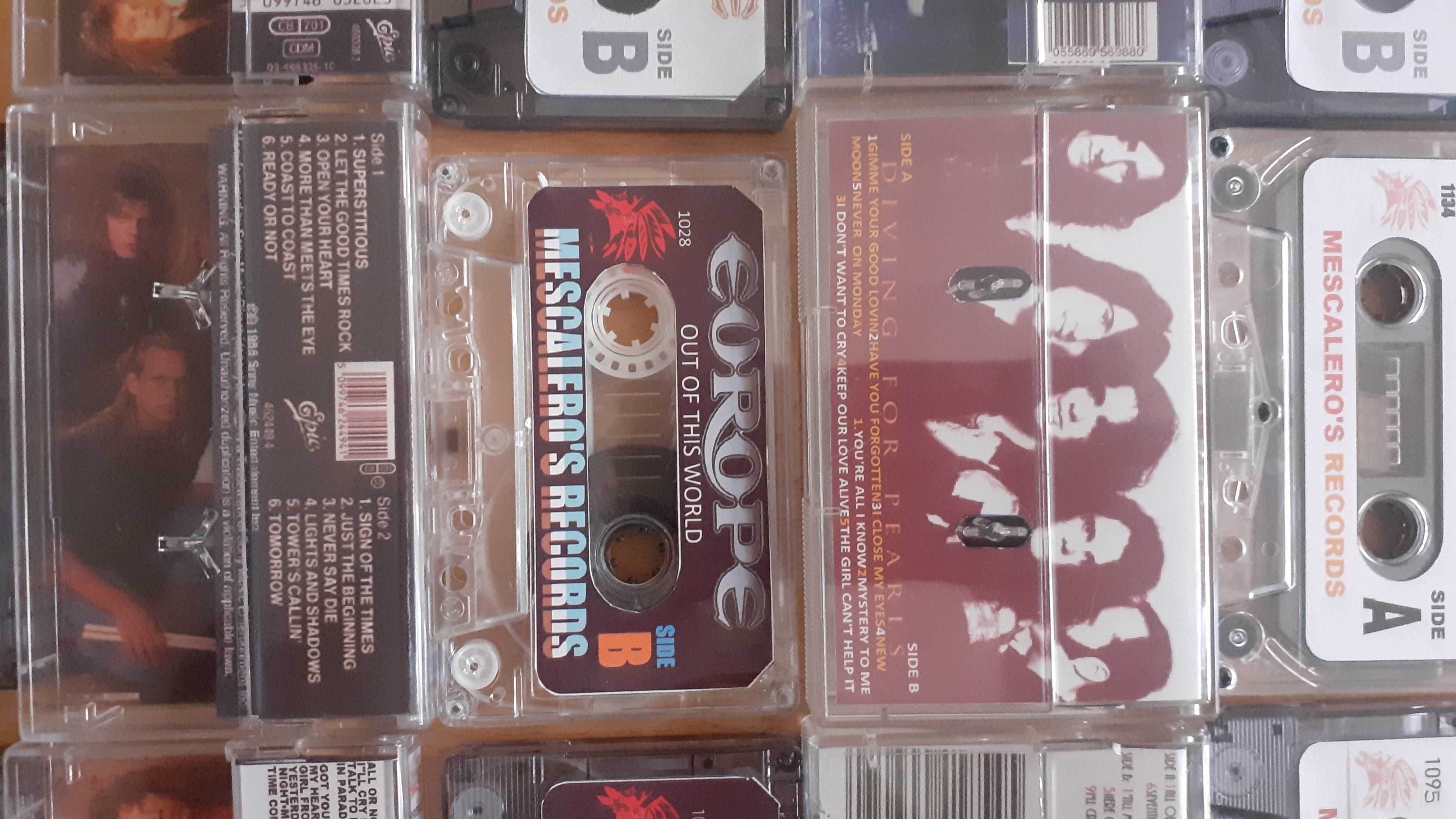 Vand din  colectia personala casete muzica rock