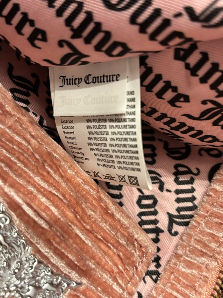 Juicy Couture Iris Pink Crinkled Tote Bag