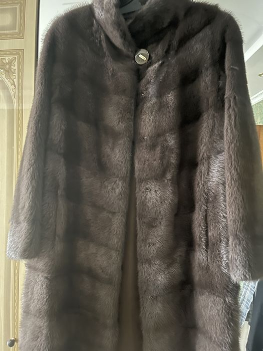 Норковая шуба в хорошем состоянии