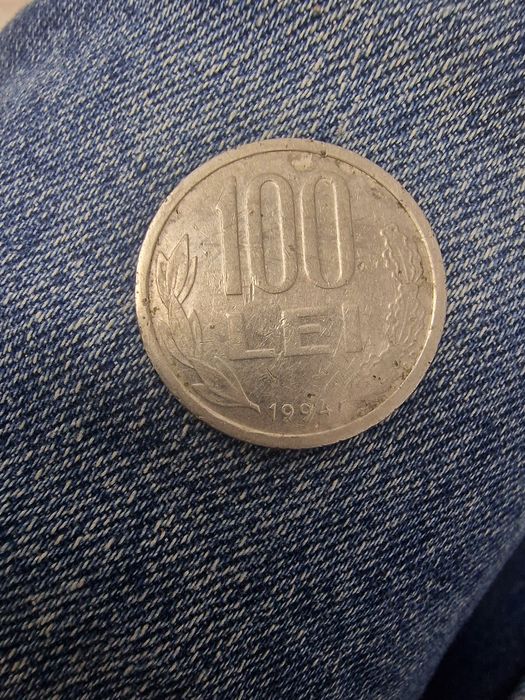 Moneda 100lei fabricata,in anul 1994