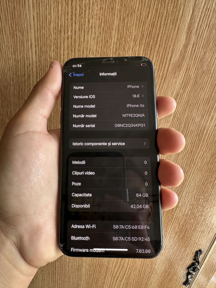 Iphone xs 64gb placa de baza