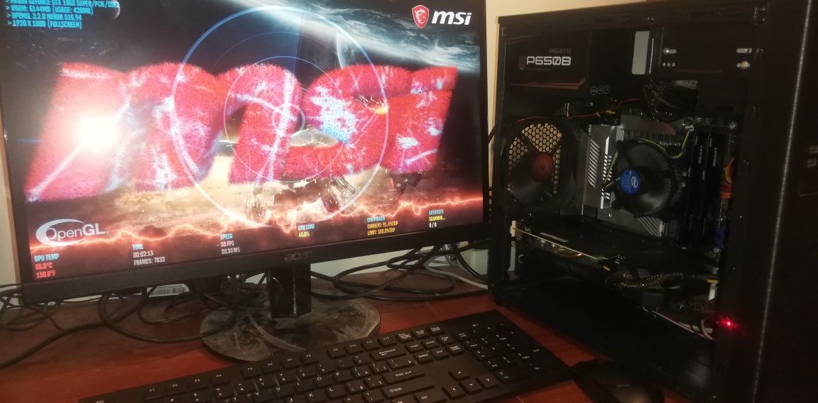 PC Gaming desktop i5 gen11 ATI Radeon VaporX NVMe 512+monitor