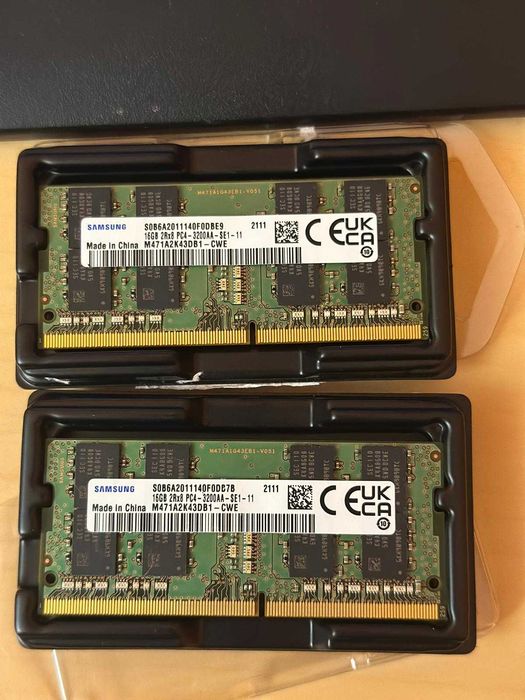 ~WOW~ Kit Memorie RAM 32GB (2 x 16gb) sodimm DDR4 SAMSUNG CL22 3200Mhz