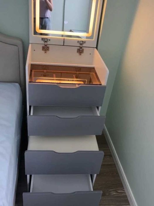 Туалетный столик, набор для макияжа, туалетный столик с зеркалом