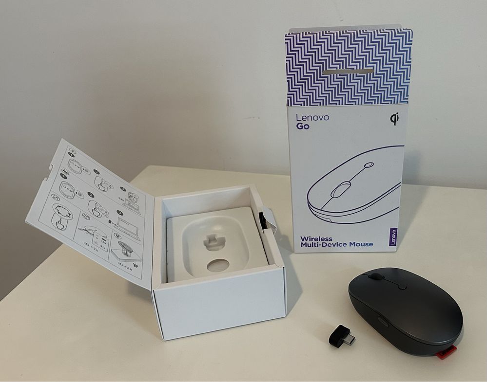 Mouse Lenovo Go Multi-Device Wireless Mouse (FULL BOX)