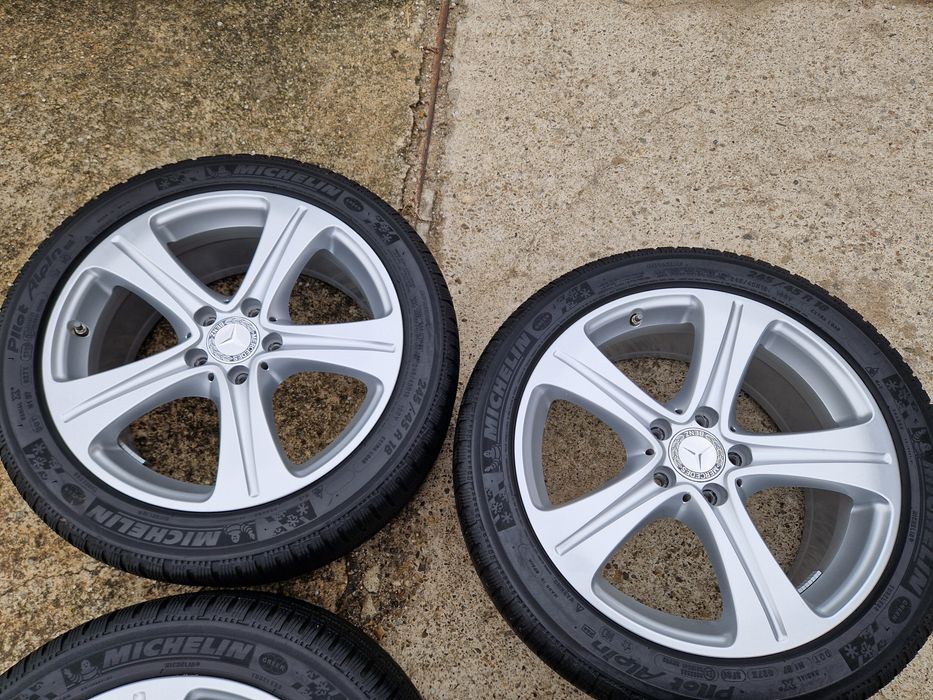 Jante Mercedes E-Class W213 anvelope iarna 245 45 18 Michelin