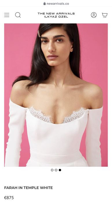 Rochie alba New Arrivals by Ilkyaz Ozel