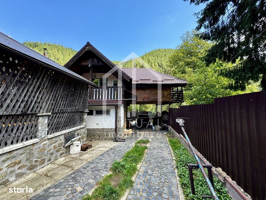 Casa de vacanta, 400mp teren, 2 corpuri, acces auto, Rasinari