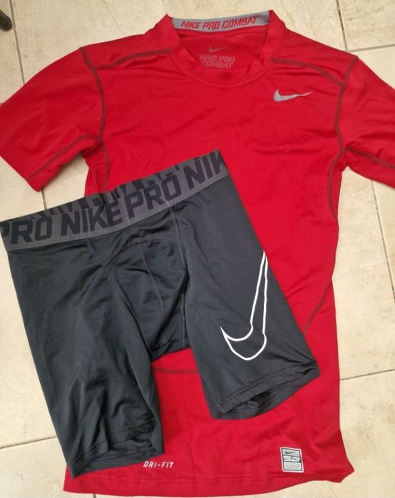Nike Pro лот за момче клин и тениска