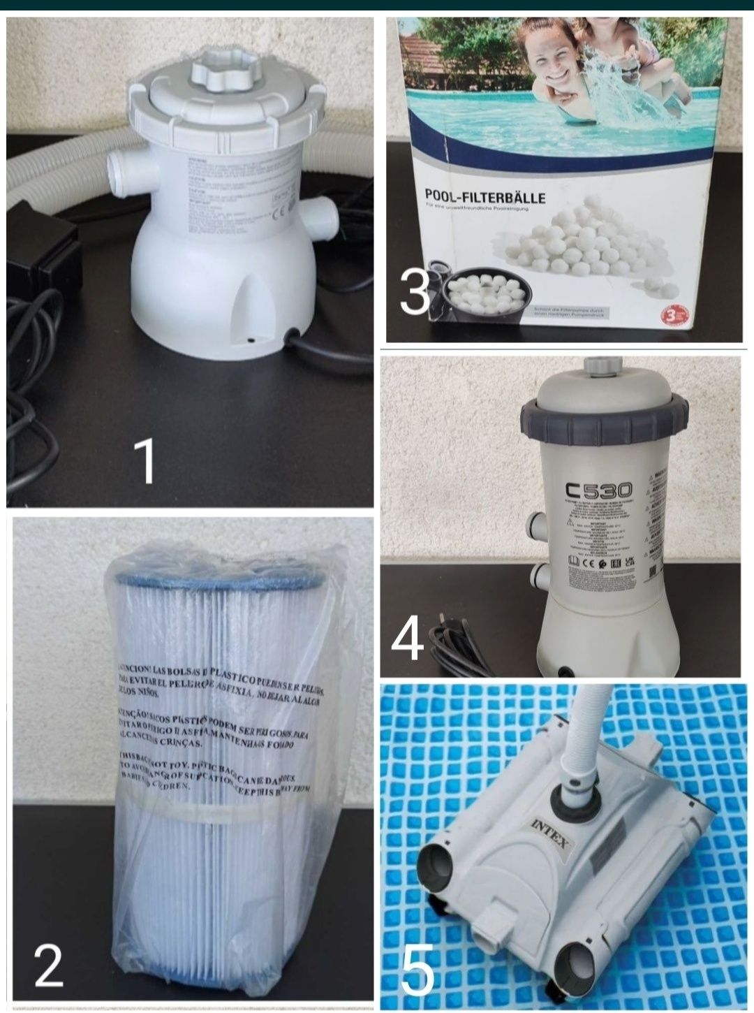 pompa aspirator piscina sterway 53011A intex c530 bile filtru cartus