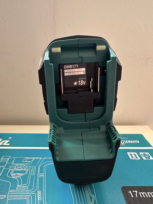 Акумулаторен перфоратор Makita DHR171Z, SDS-plus, 18 V, 1.2 J