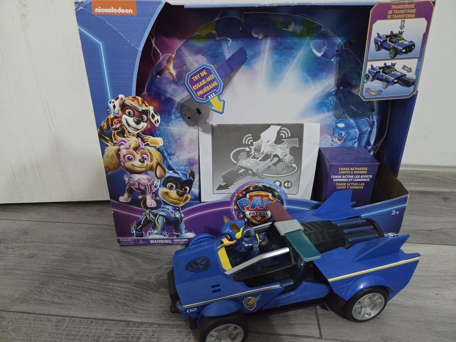 Masina transformabila Paw Patrol, Chasse,  nefolosita