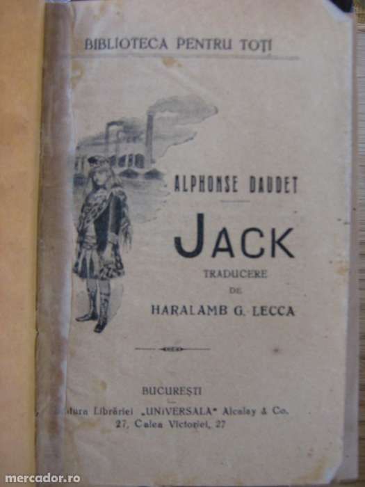 Alphonse Daudet, Jack - 1927