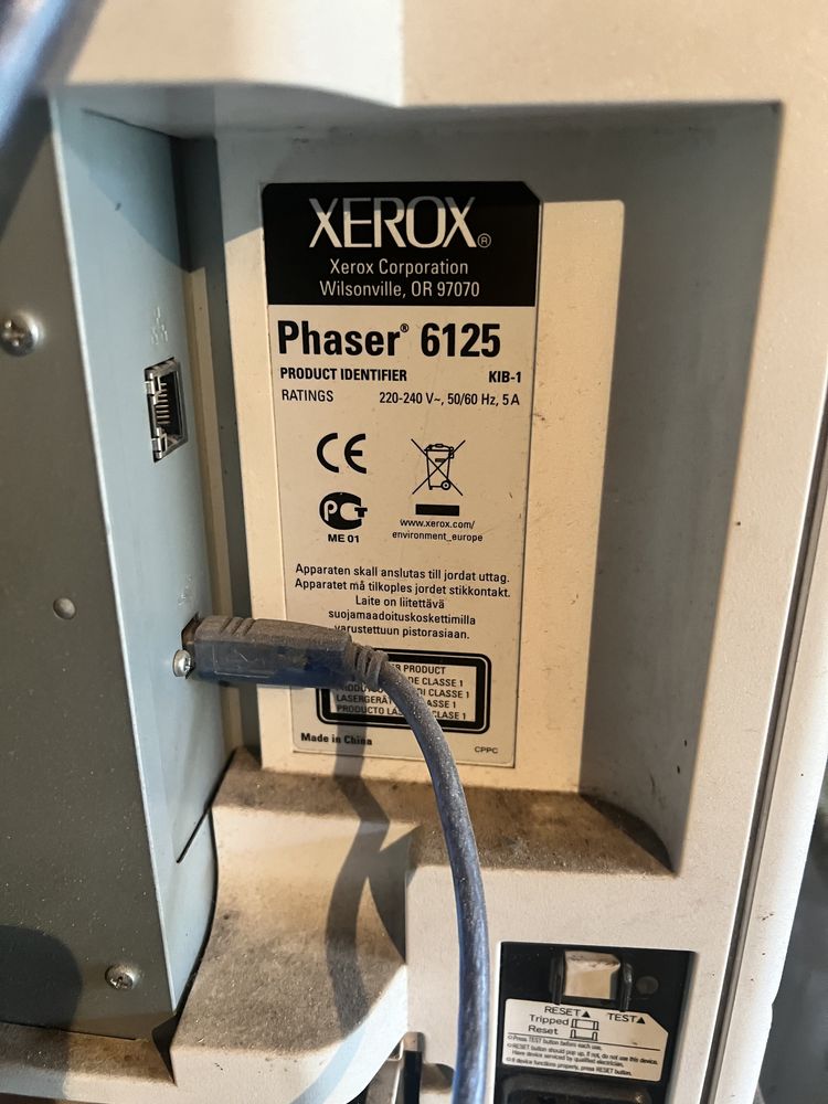 Цветной лазерный принтер Xerox phazer 6125