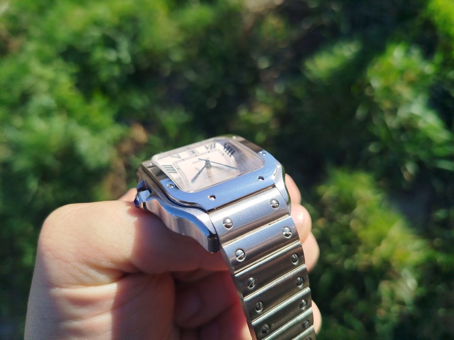 Seiko mod Santos XL Сейко