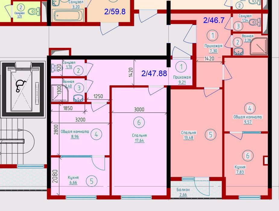 Тайор кадастрли Уй 46,7 47,88  квадрат