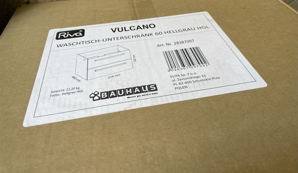 Шкаф за баня Riva Vulcano