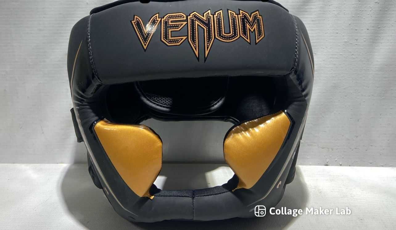 Боксерский шлем для единоборств закрыйтый Venum