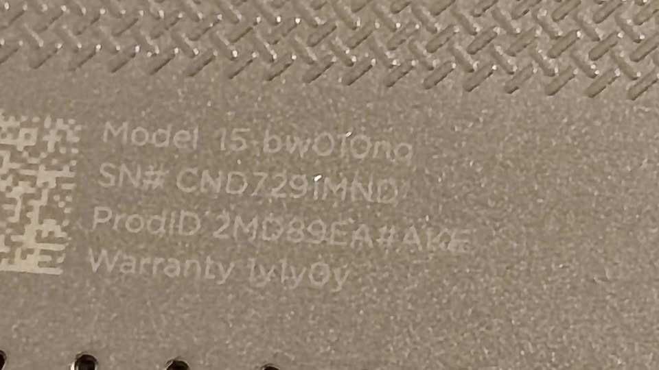 Laptop HP perfect functional