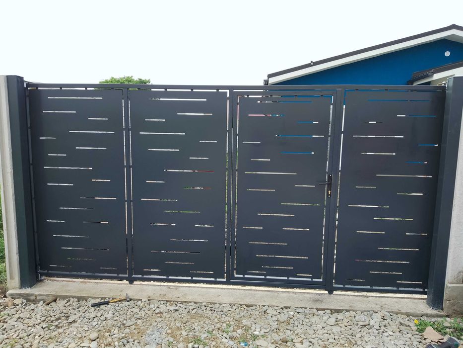 Gard Boltari, gard tabla decupata, porti tabla traforata, gard WPC