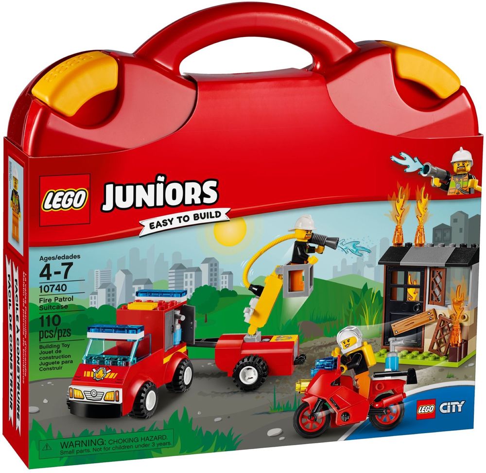 Lego Juniors City 10740 - Fire Patrol Suitcase (2017)