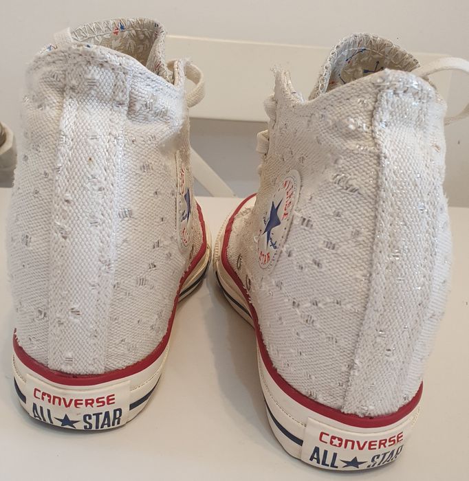 Converse cu platforma mas 37