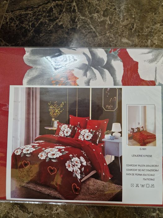 Lenjeri pat 6 piese