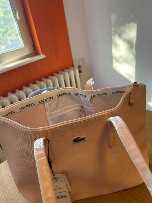 Чисто нова дамска чанта Lacoste Campanula – светлорозова